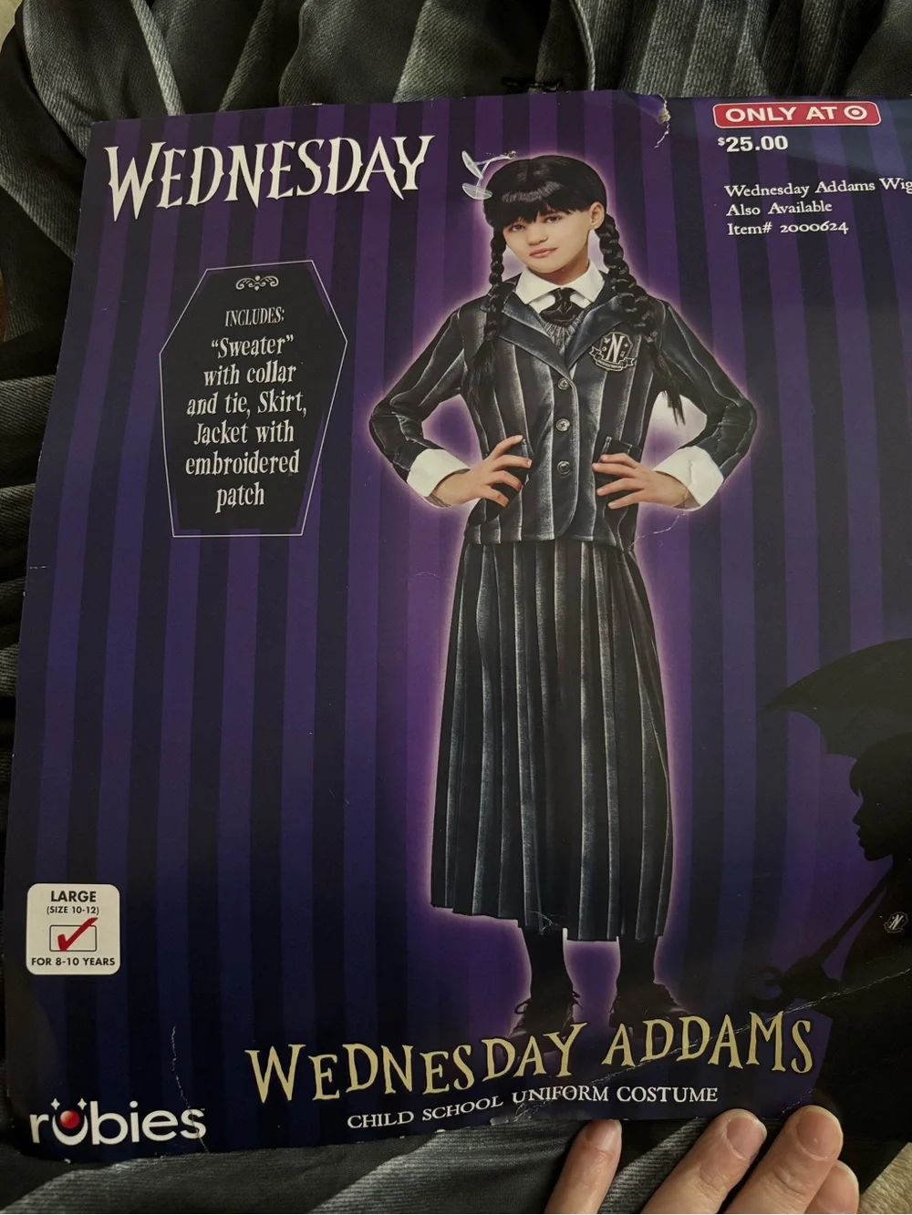 Kids Wednesday Costume